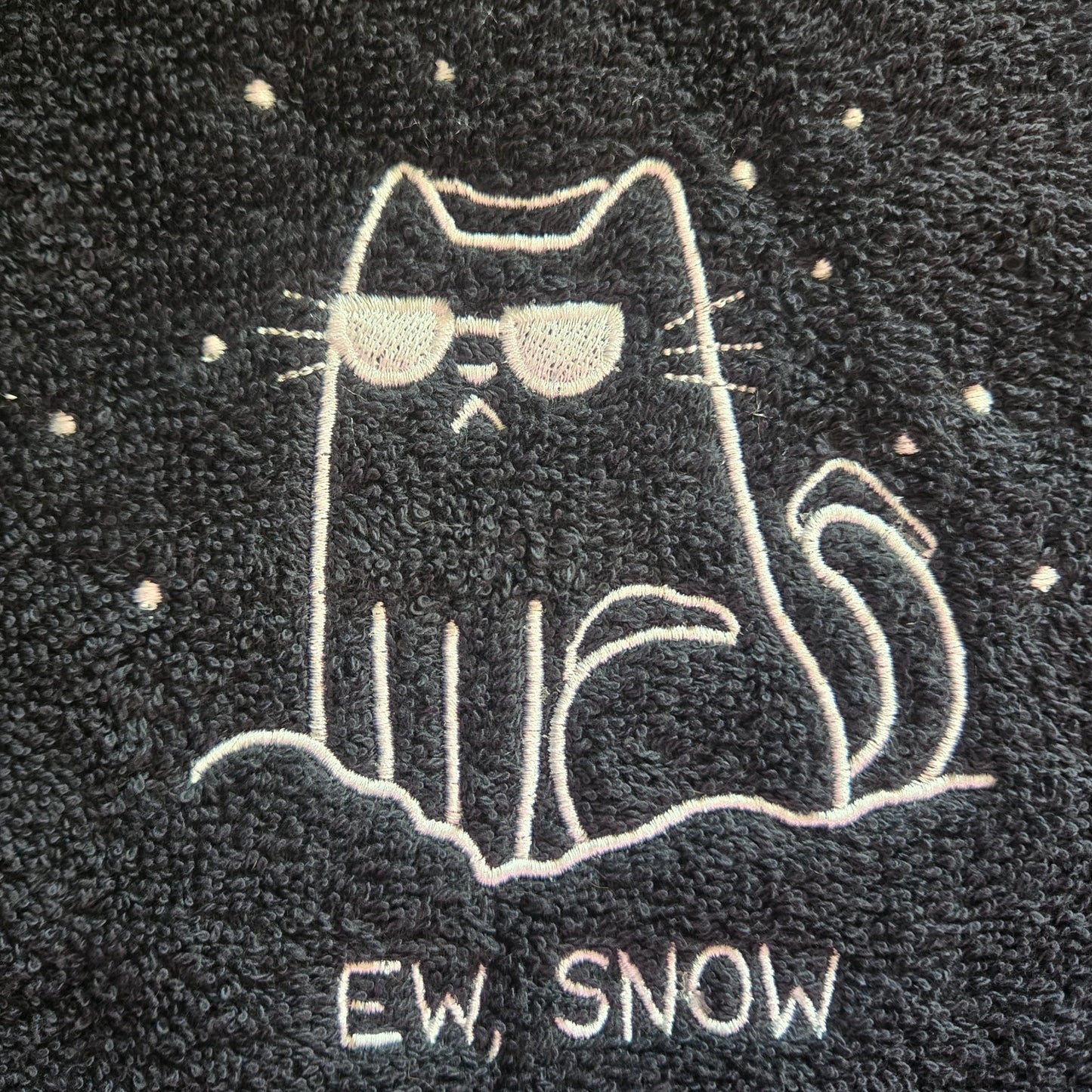 Ew, Snow (Embroidered CYO)