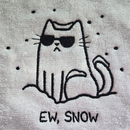 Ew, Snow (Embroidered CYO)