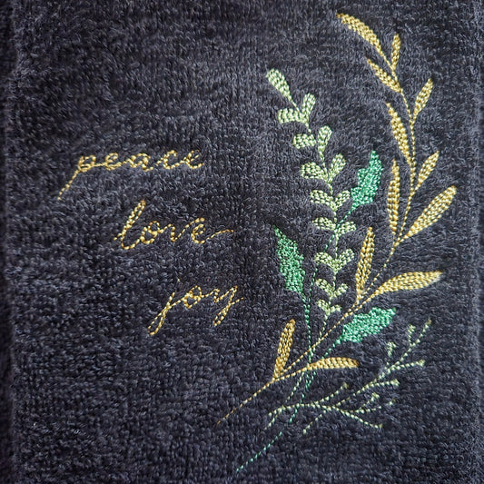 peace love joy (Embroidered CYO)