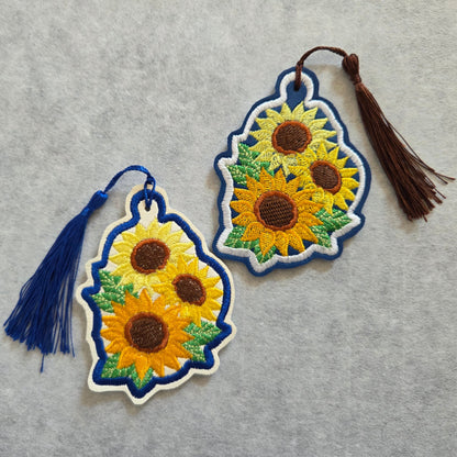 Sunflowers Bookmark/Ornament to benefit Razom for Ukraine