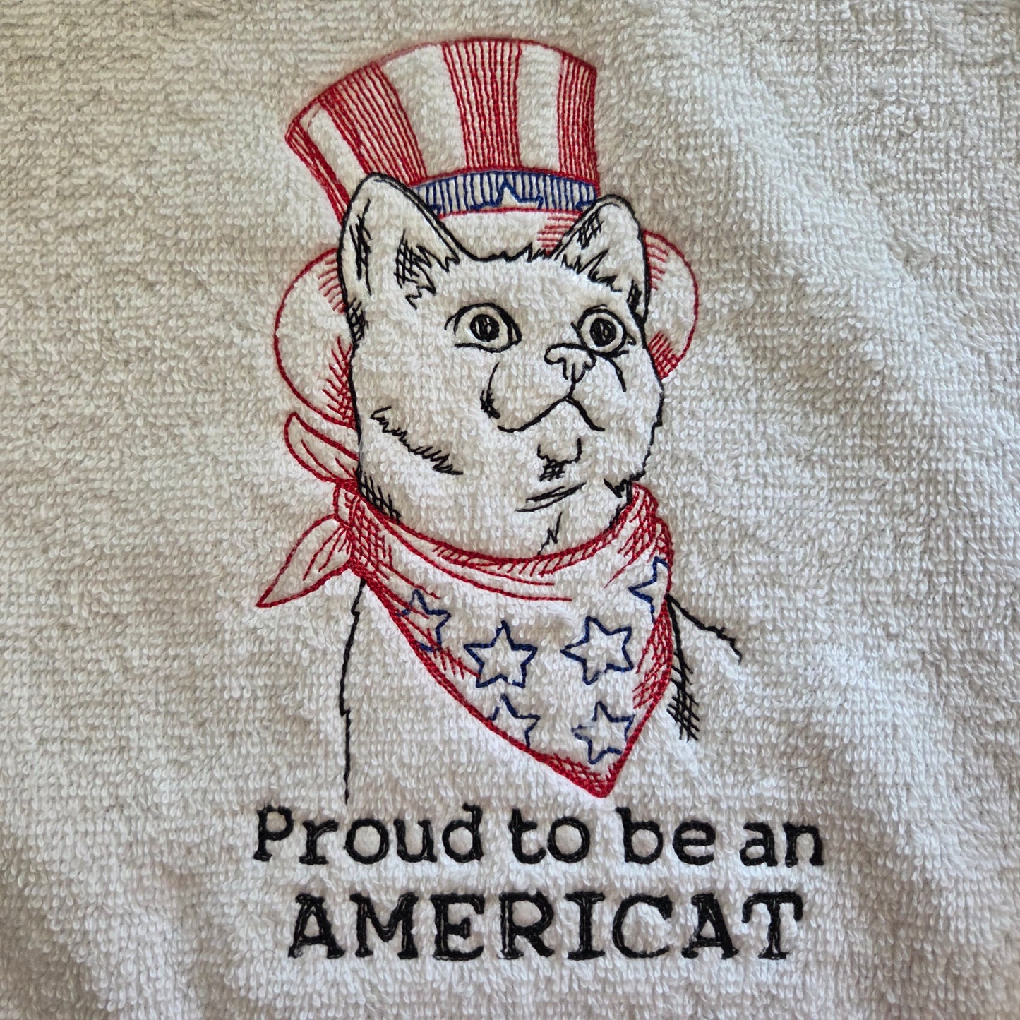 Proud to be an AMERICAT (Embroidered CYO)
