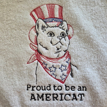 Proud to be an AMERICAT (Embroidered CYO)