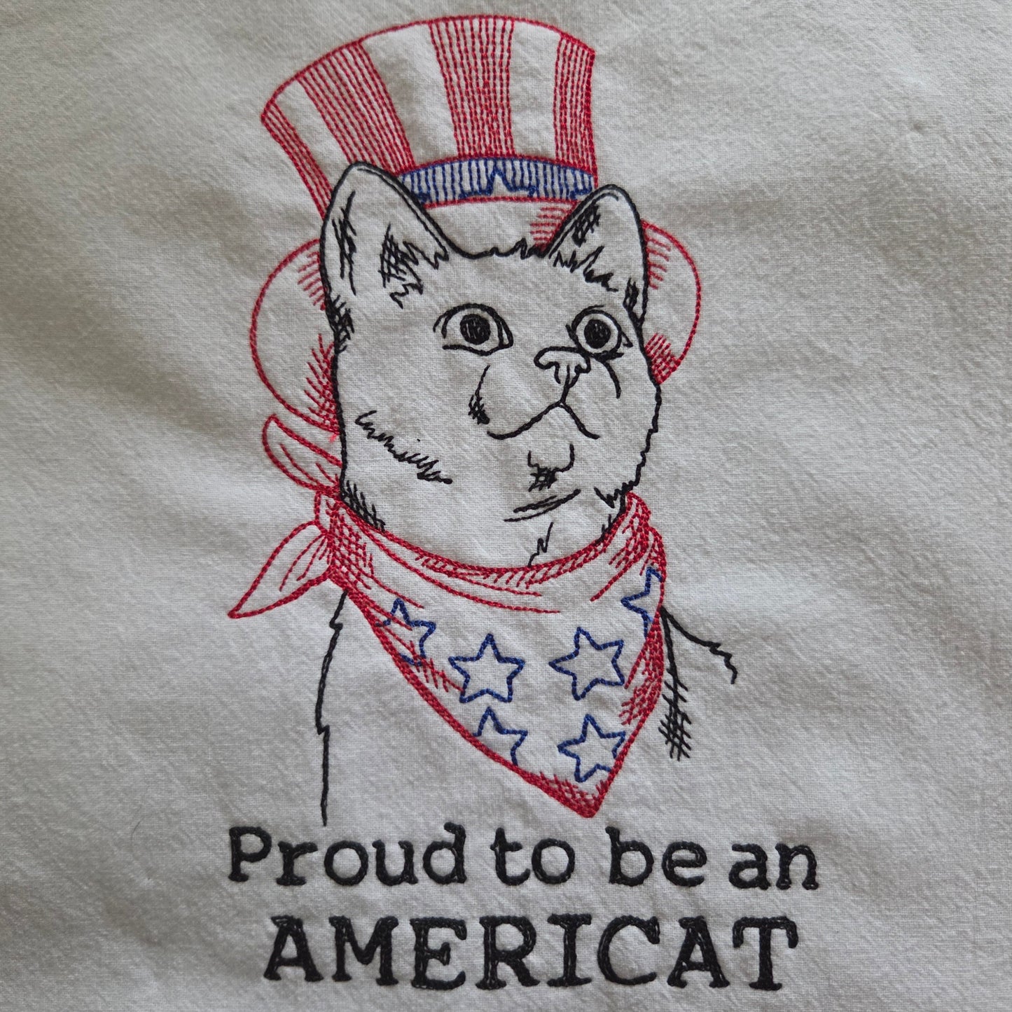 Proud to be an AMERICAT (Embroidered CYO)