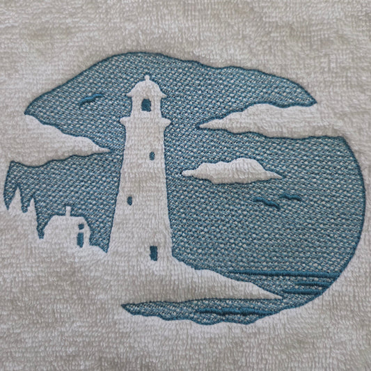 Lighthouse Silhouette (Embroidered CYO)