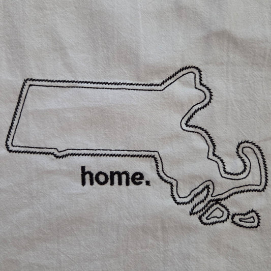 home. Massachusetts (Embroidered CYO)