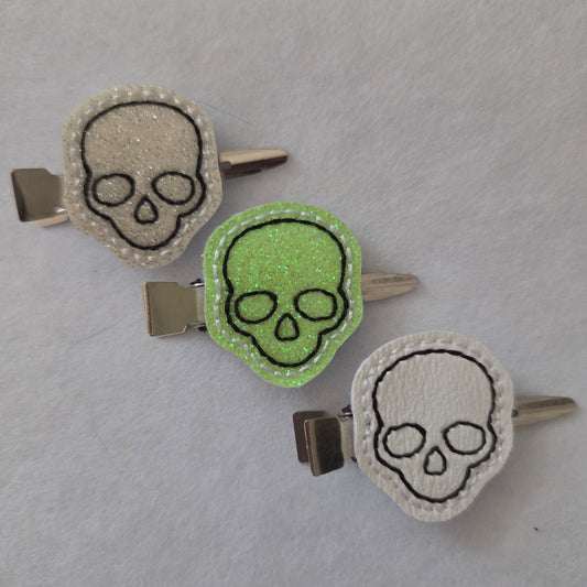 Skull Hair Clip