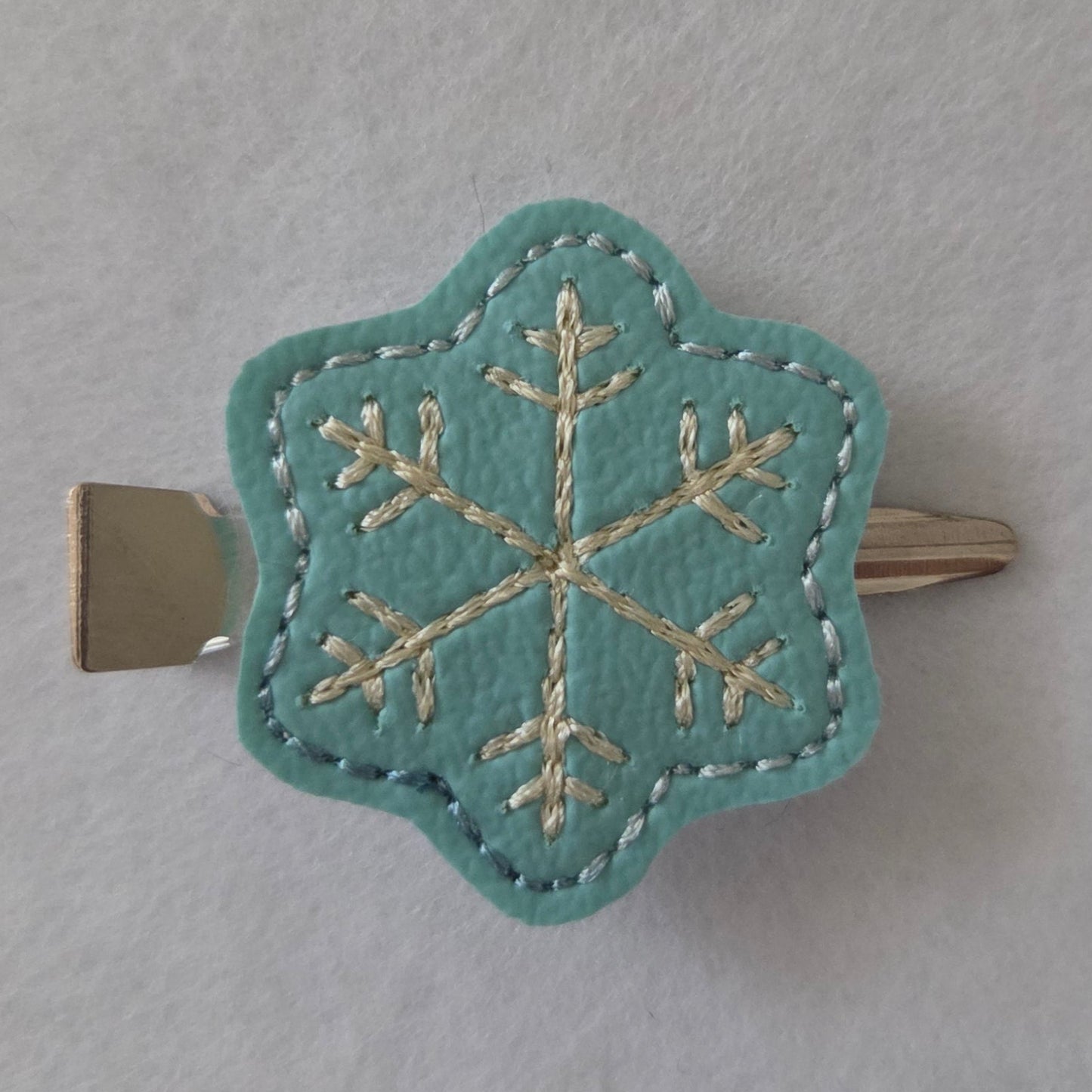 Snowflake Hair Clip