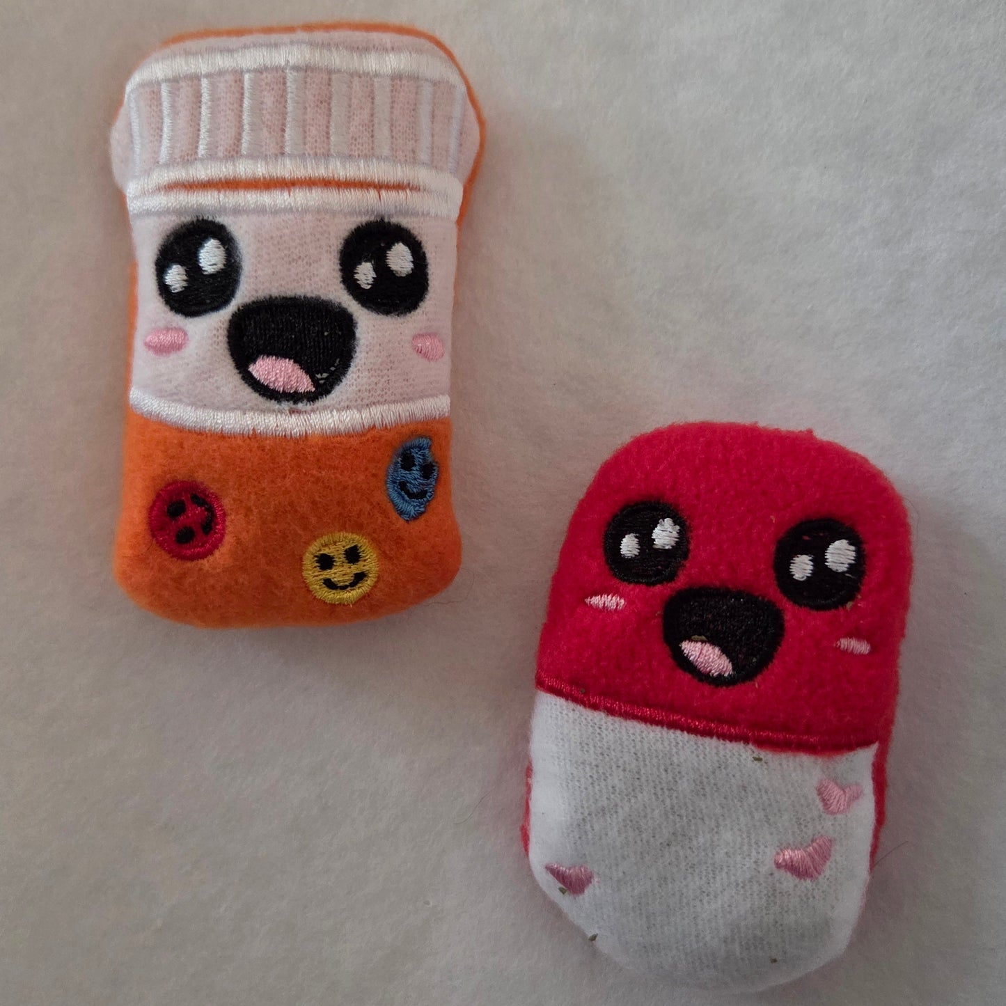 Prescription Bottle & Pill Catnip Plushes
