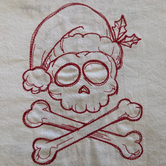 Santa Skull (Embroidered CYO)