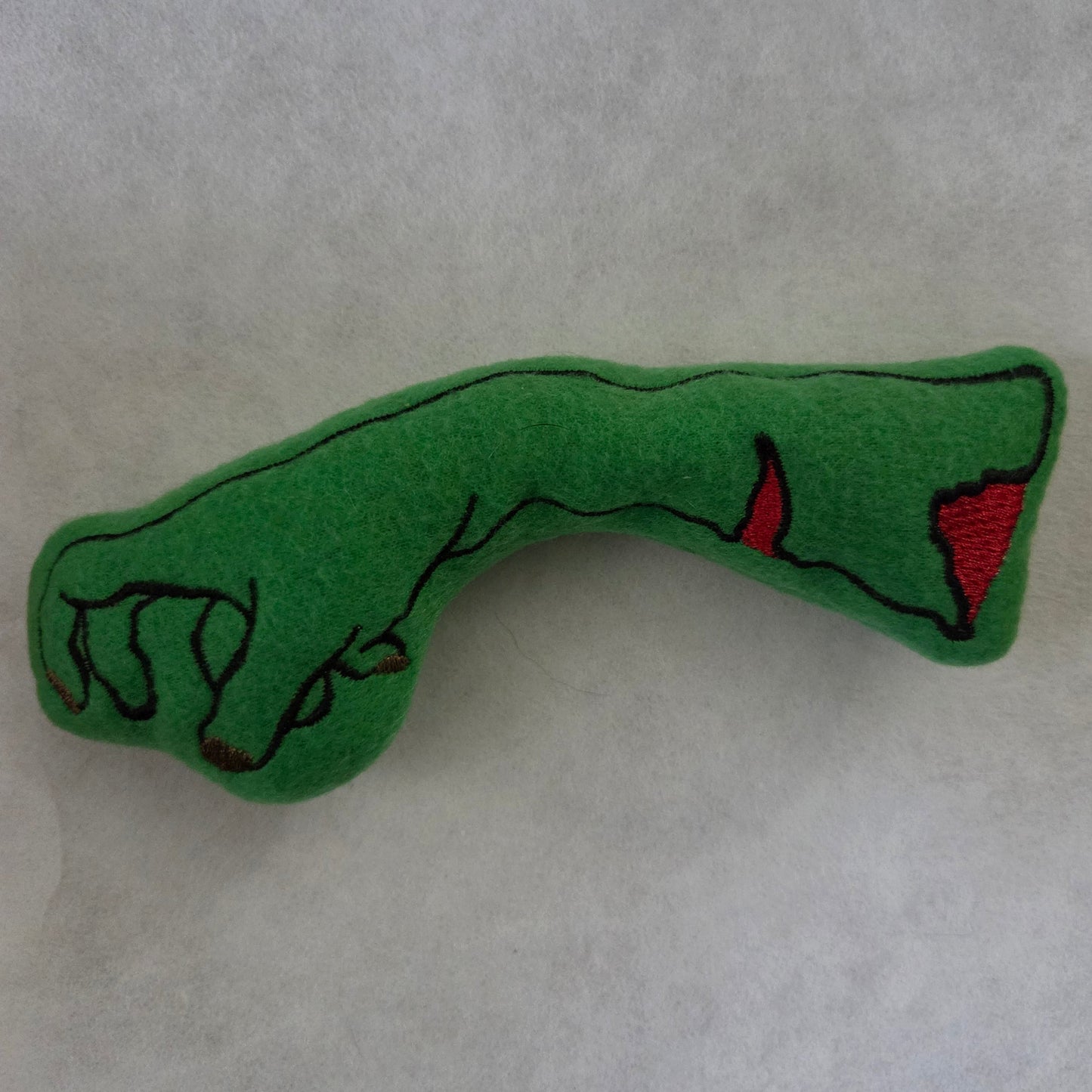 Zombie Arm Cat Kicker Catnip Plush