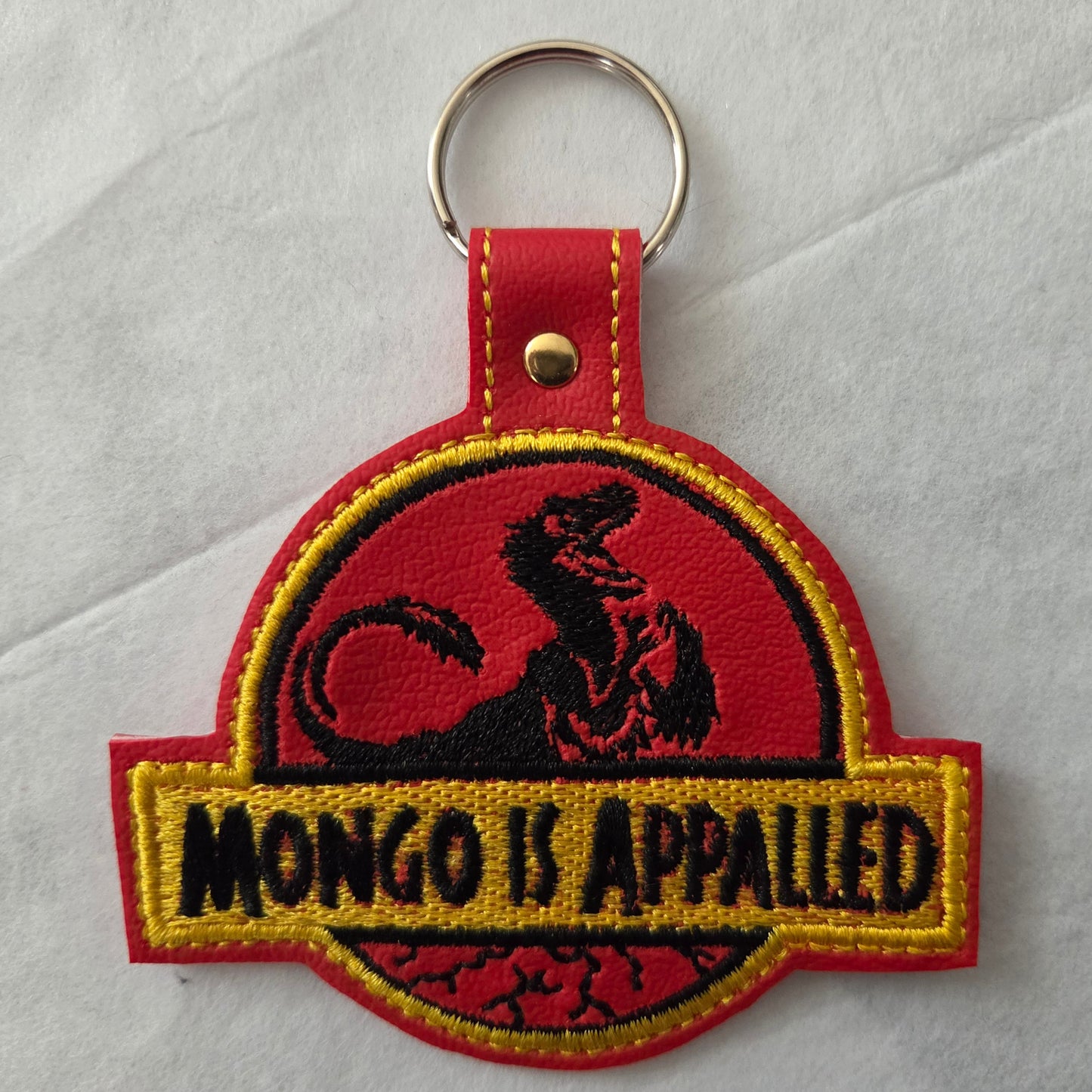 DCC Appalled Embroidered Vinyl Key Ring