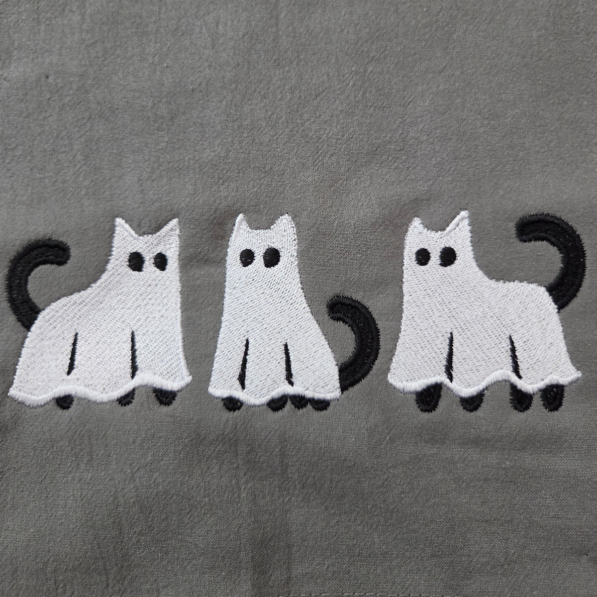 Ghost Kitties (Embroidered CYO)