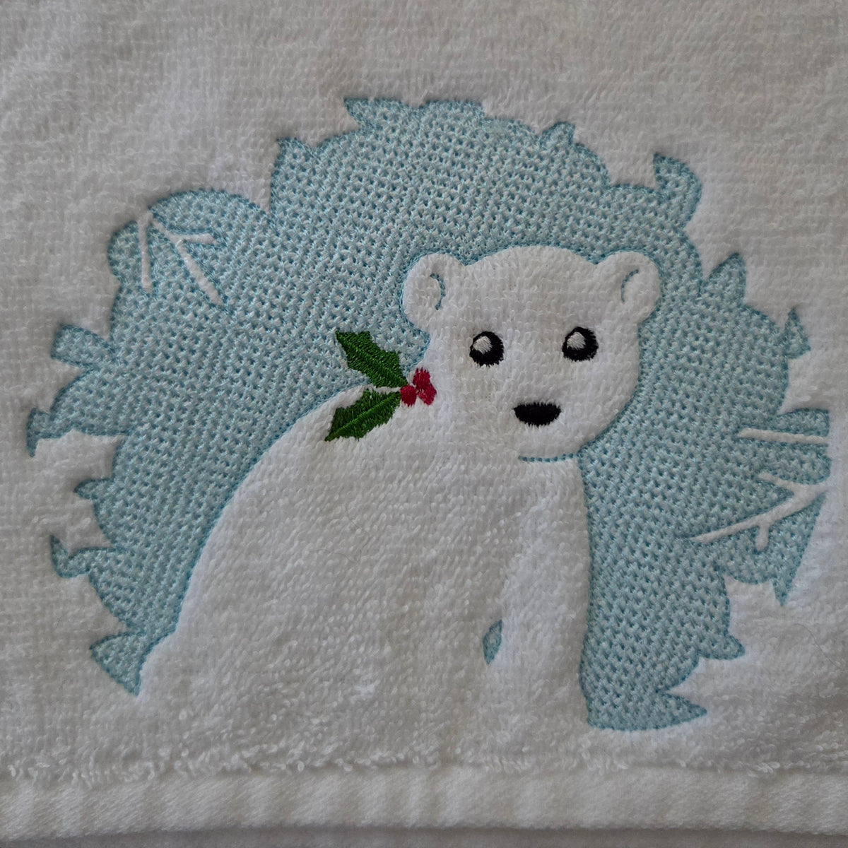 Polar Bear Silhouette (Embroidered CYO)