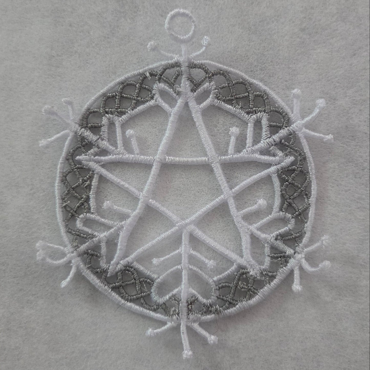 Yule Star Lace Ornament