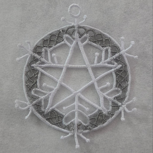 Yule Star Lace Ornament