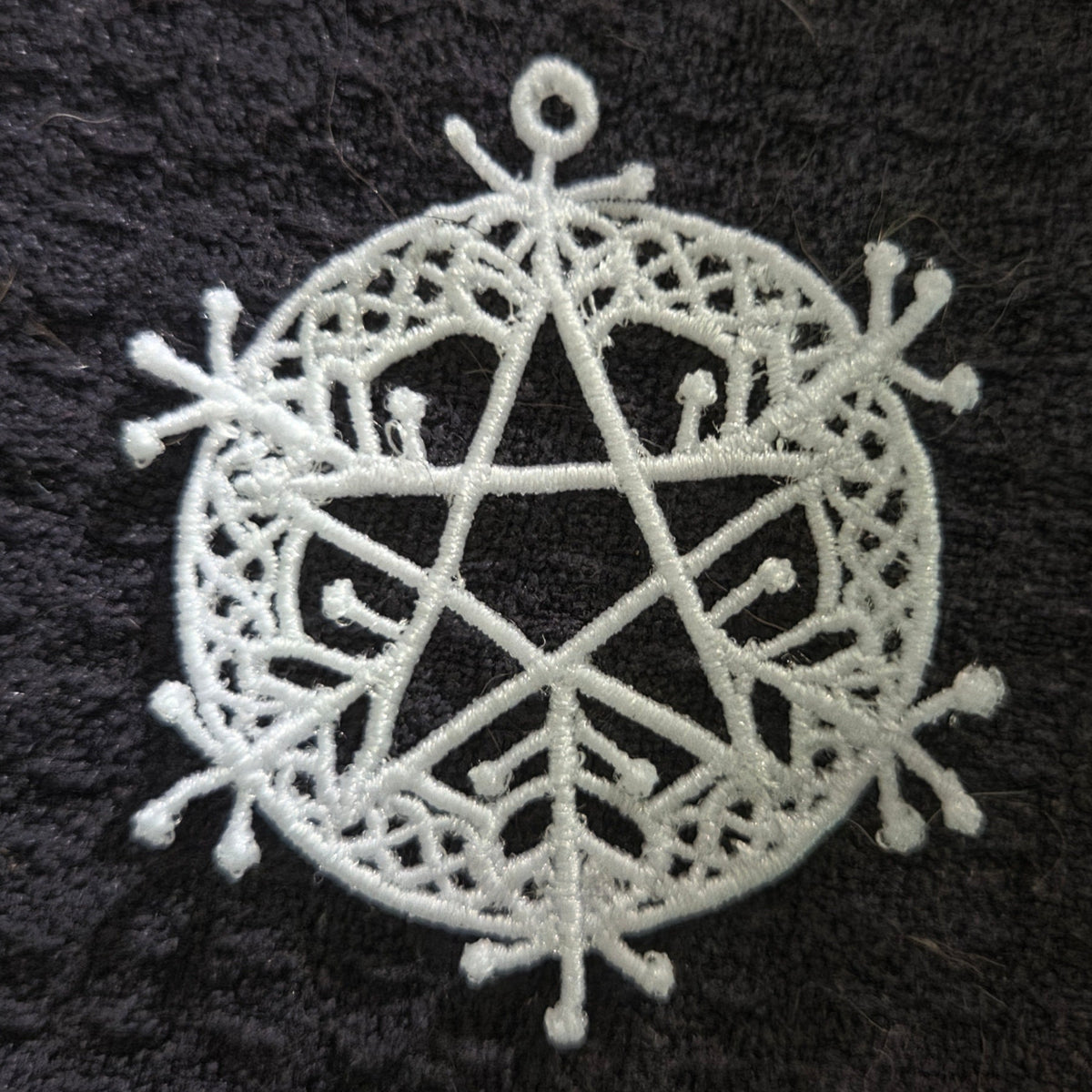 Yule Star Lace Ornament