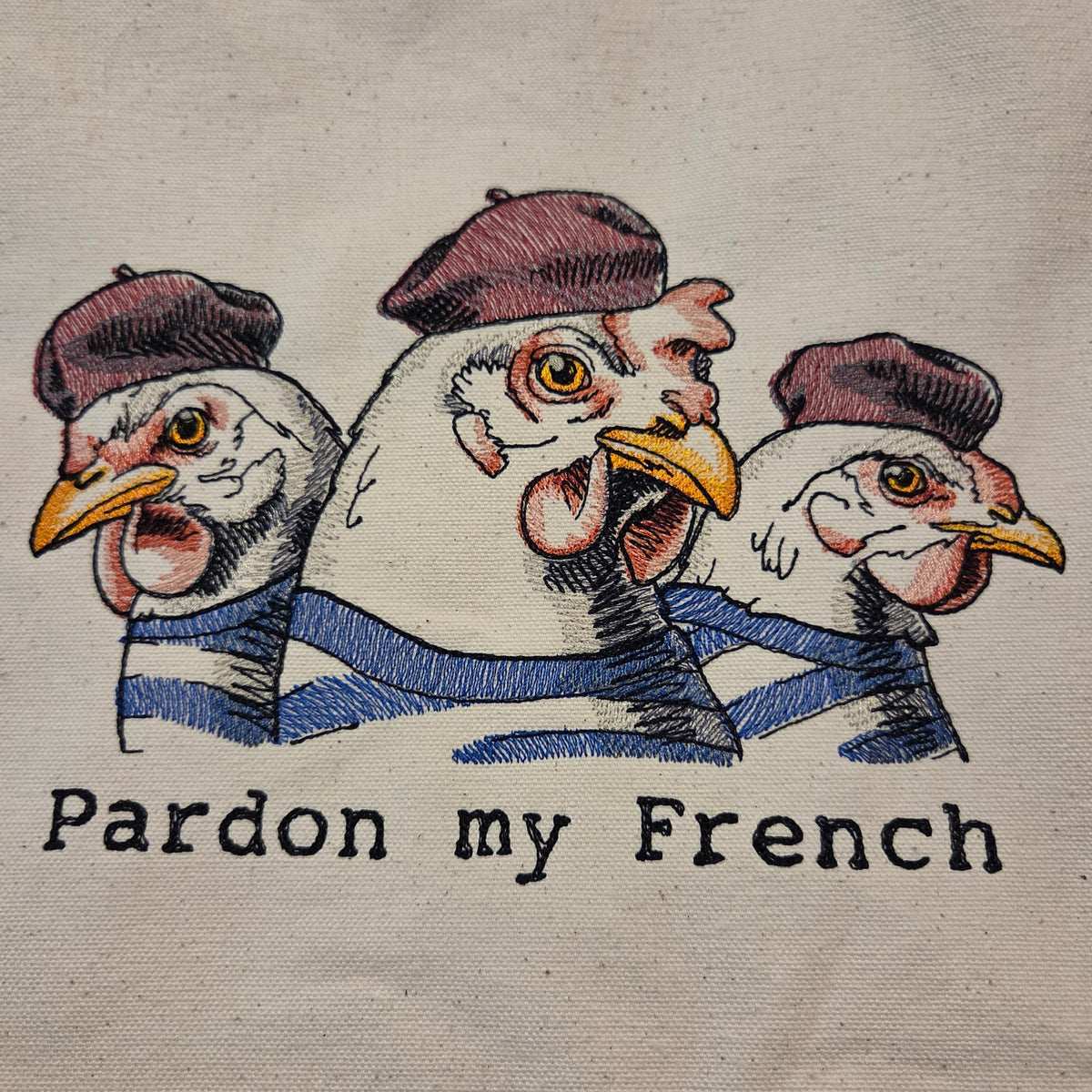 Pardon my French (Embroidered CYO)