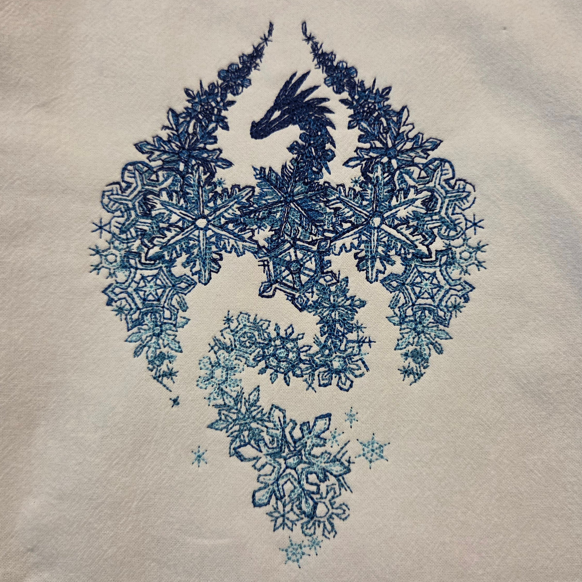 Winter Dragon (Embroidered CYO)