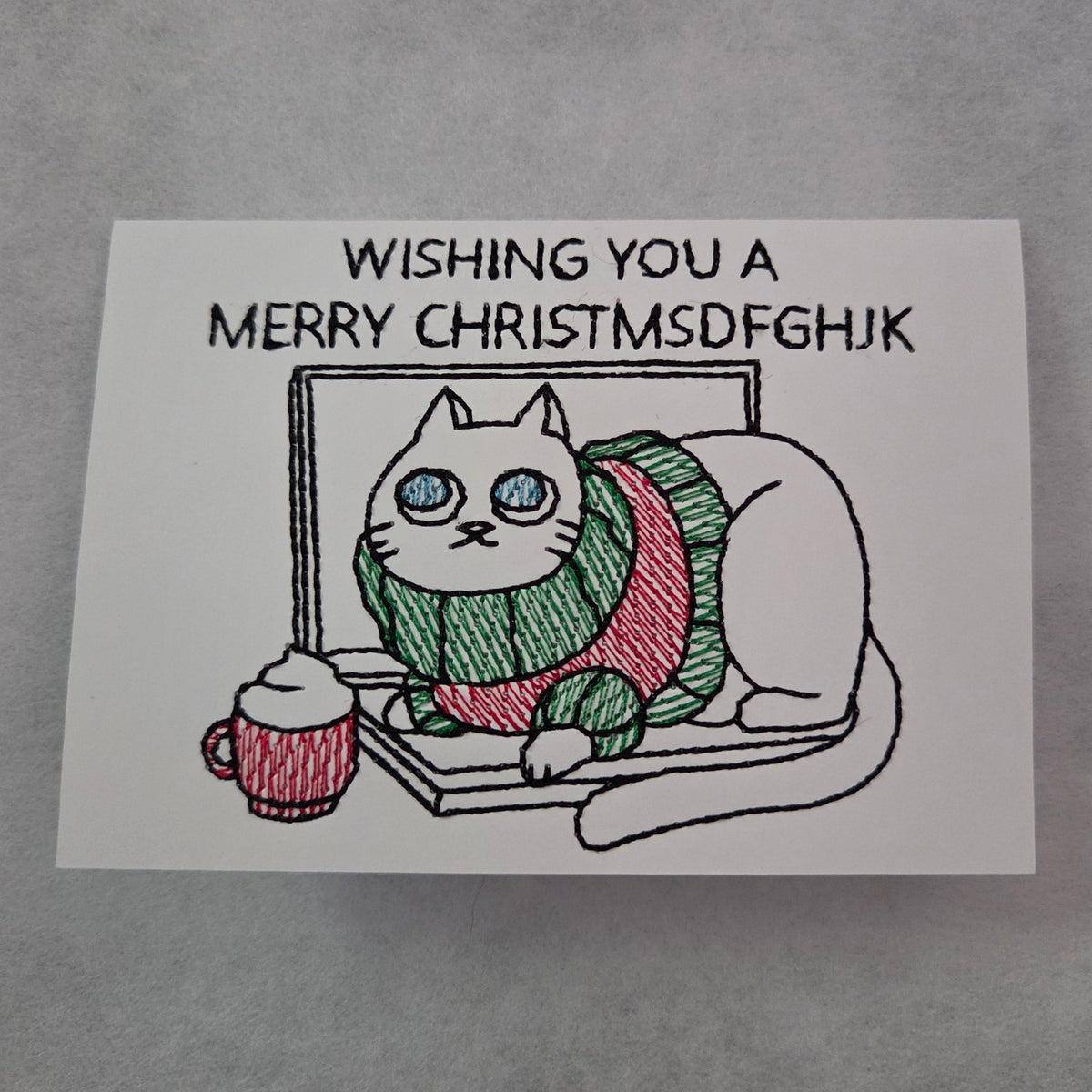 Embroidered Christmas Card Collection