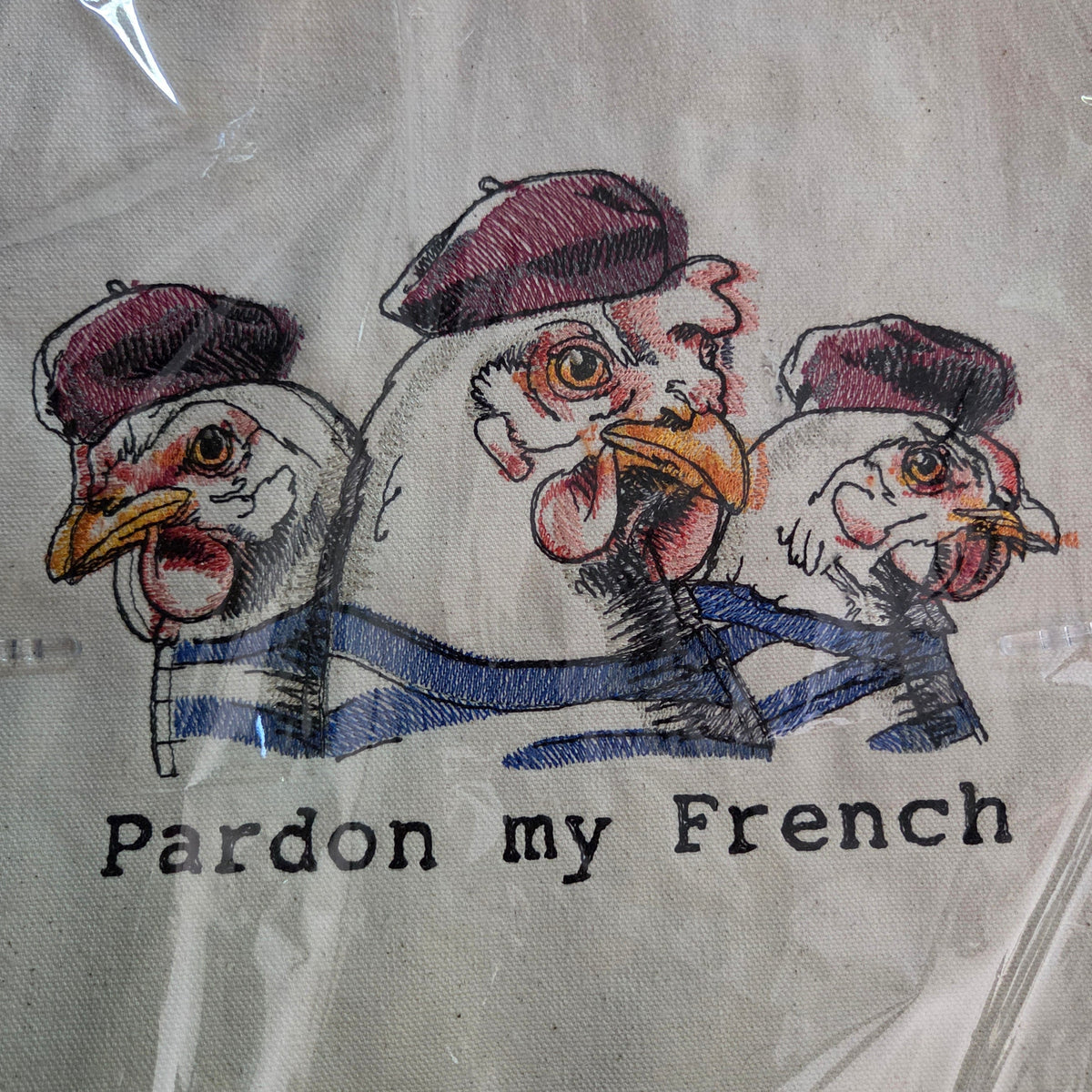 Pardon my French (Embroidered CYO)