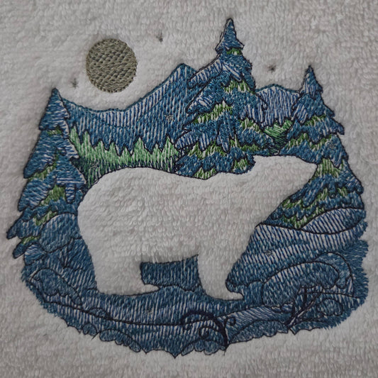 Winter Bear Outline (Embroidered CYO)
