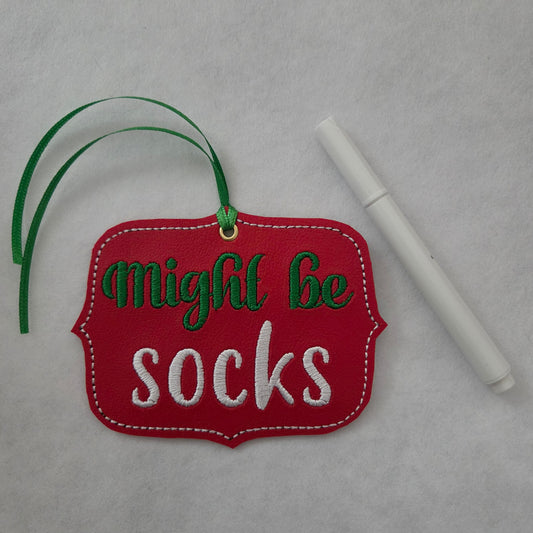 Might be socks Reusable Gift Tag