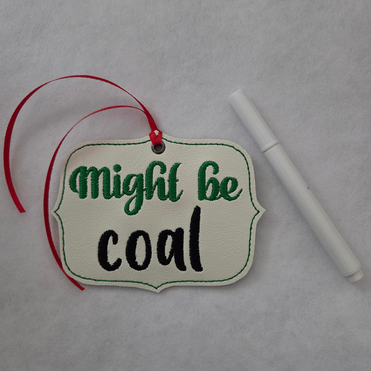 Might be coal Reusable Gift Tag