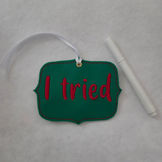 I tried Reusable Gift Tag