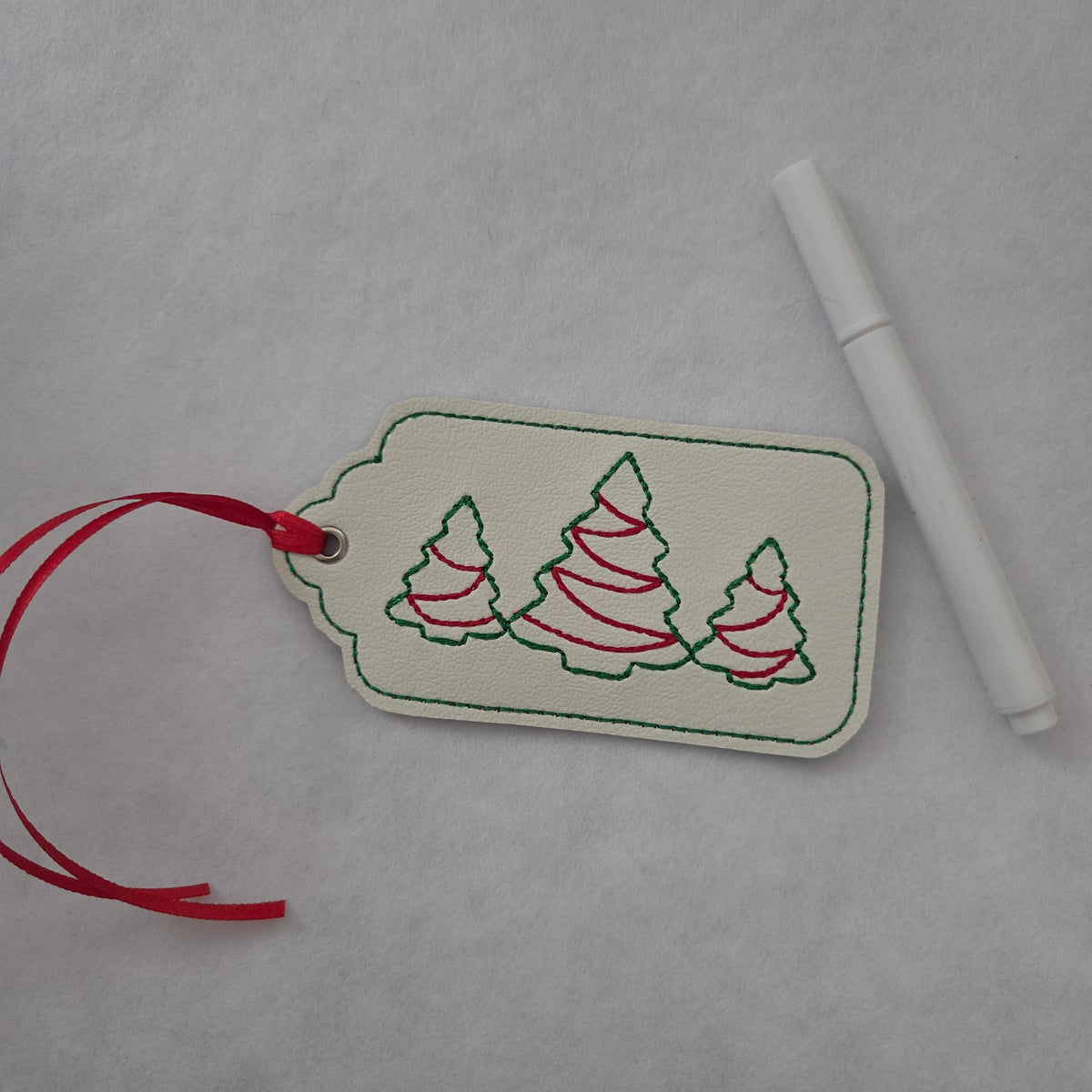 Christmas Tree Reusable Gift Tag