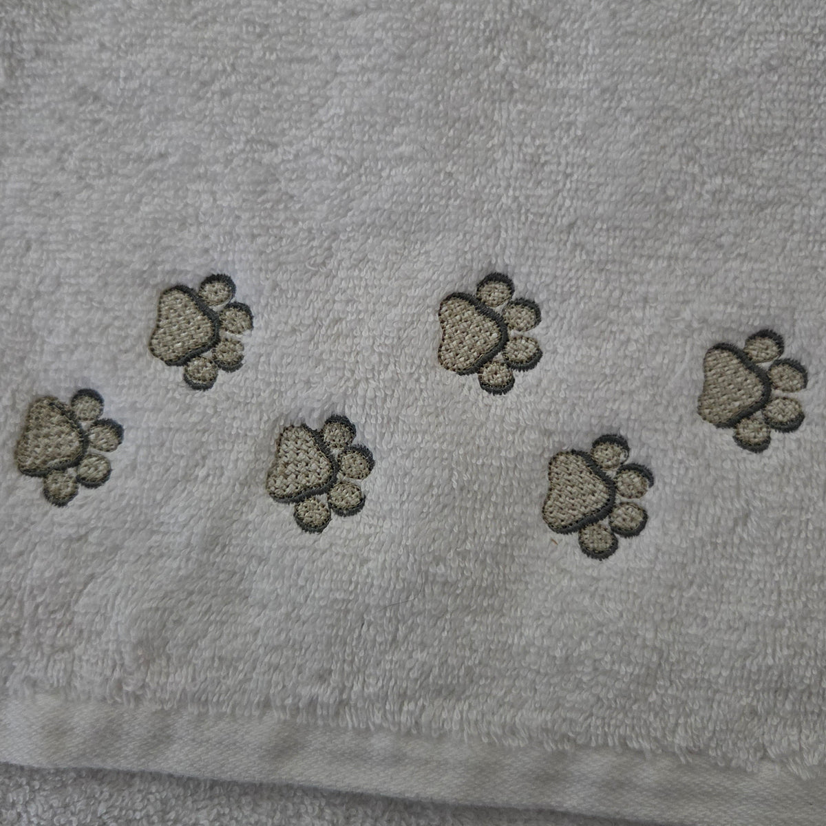 Snowy Pawprints (Embroidered CYO)