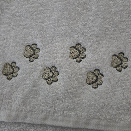 Snowy Pawprints (Embroidered CYO)
