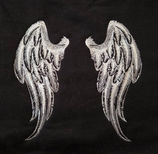 Angel Wings (Embroidered CYO Apparel)