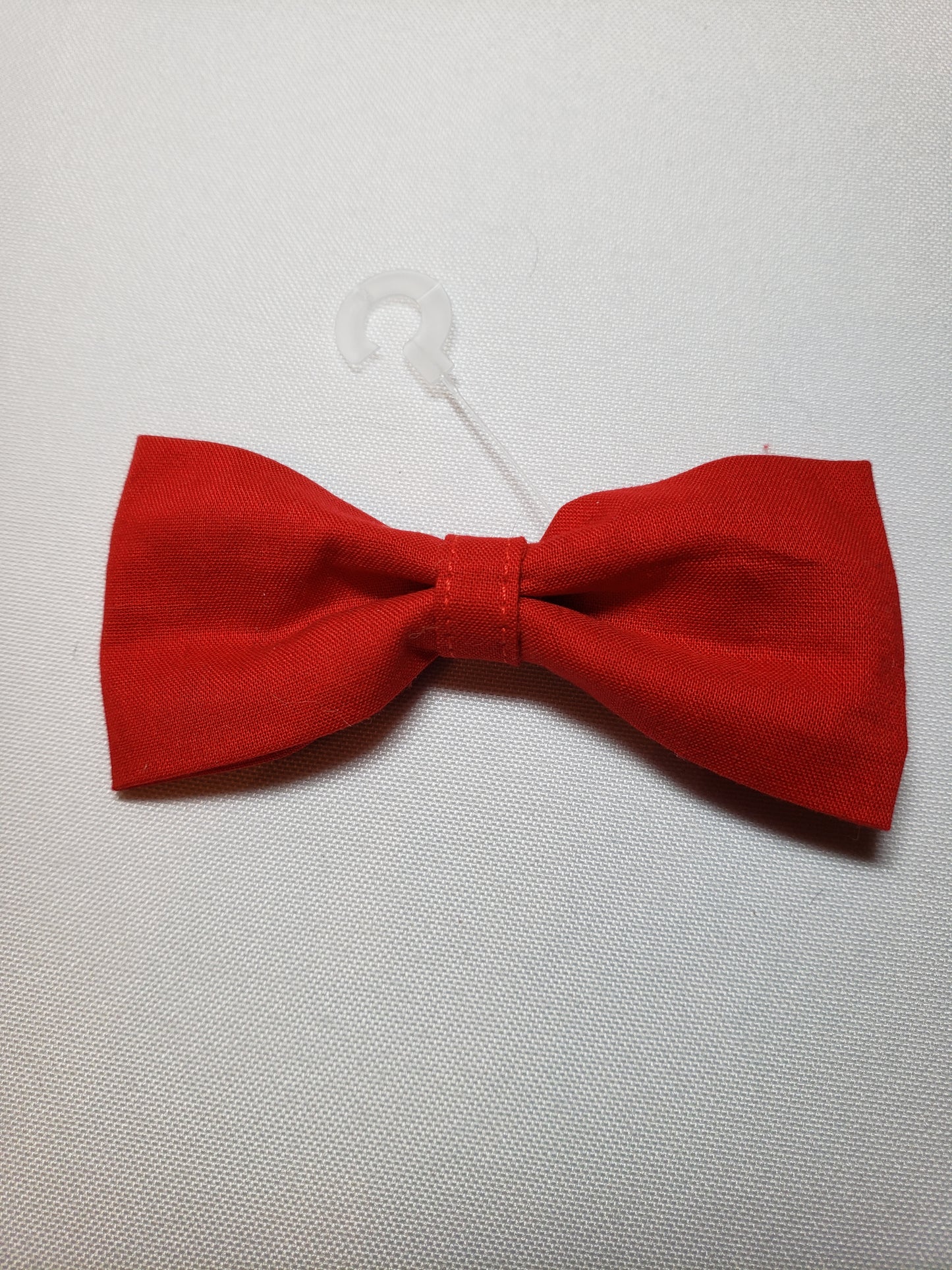 Bright Red Over-the-Collar Pet Bow / Bowtie (Old Style)