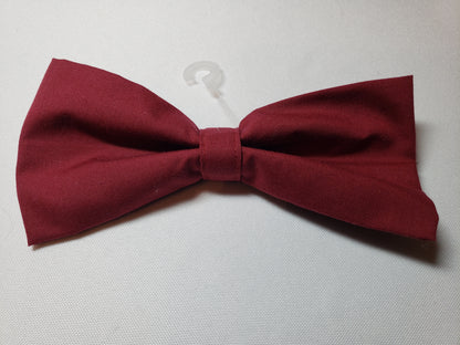 Maroon Over-the-Collar Pet Bow / Bowtie (Old Style)