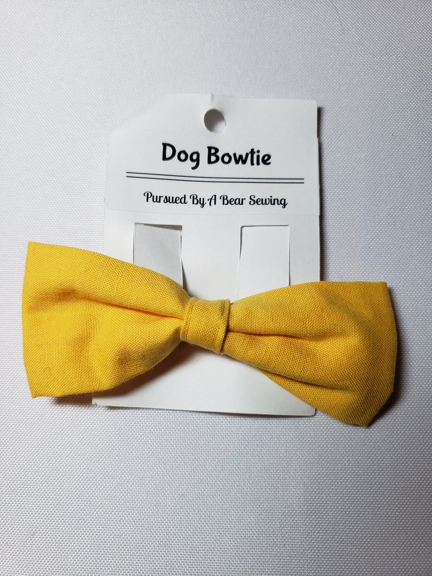 Golden Yellow Over-the-Collar Pet Bow / Bowtie (Old Style)