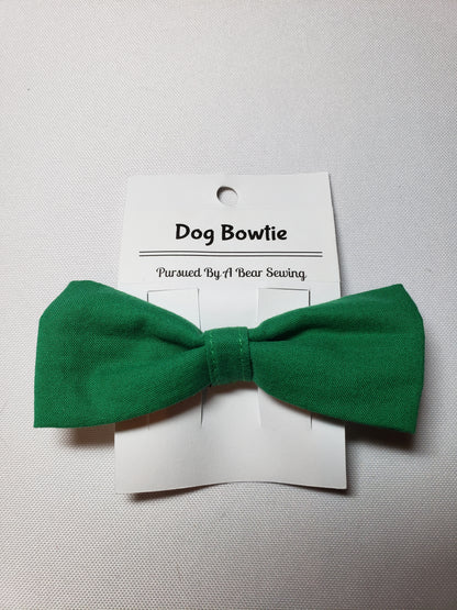 Green Over-the-Collar Pet Bow / Bowtie (Old Style)