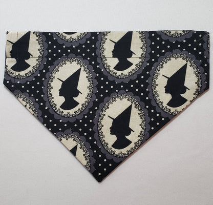 Witch Silhouette Over-the-Collar Pet Bandana