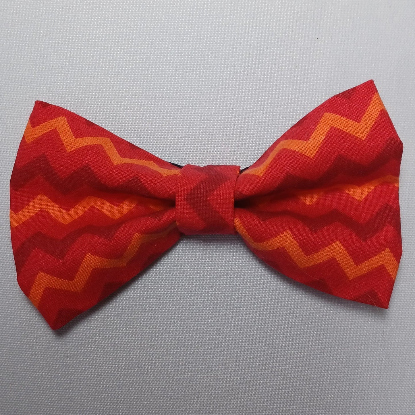 Red Chevron Over-the-Collar Pet Bow / Bowtie