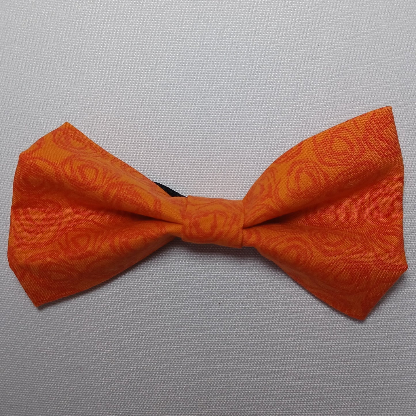 Orange Swirls Over-the-Collar Pet Bow / Bowtie