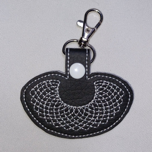 I Dissent Embroidered Vinyl Key Ring