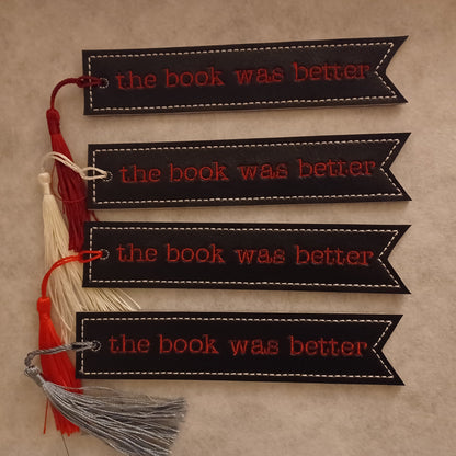 The Book Was Better Bookmark