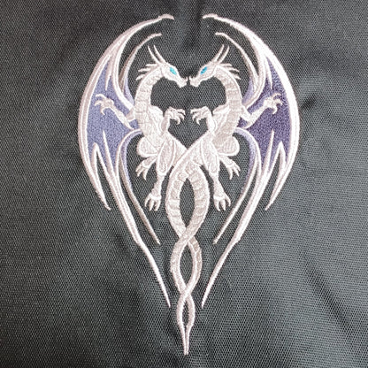 Intertwined Dragons (Embroidered CYO)
