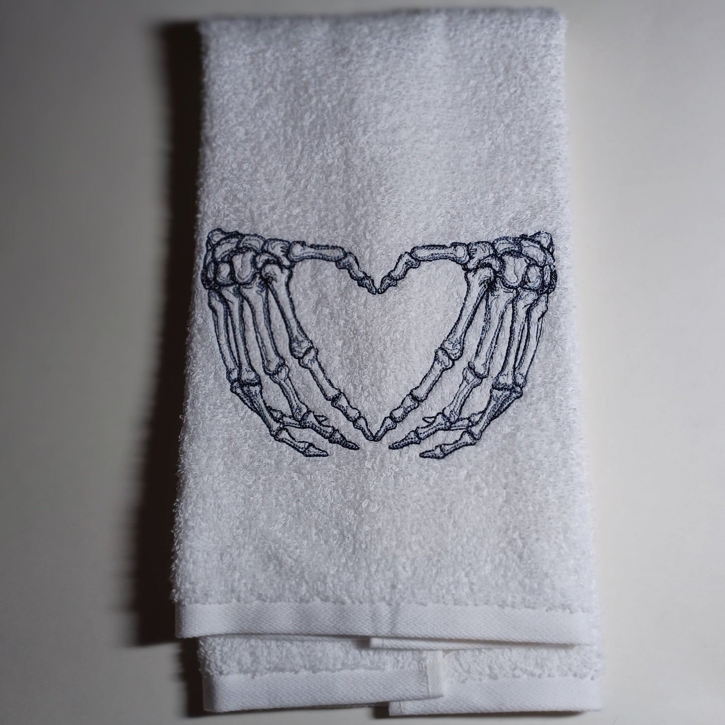 Skeleton Heart Hands (Embroidered CYO)