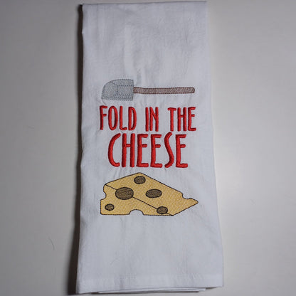 Roses Cooking "Fold in the Cheese" (Embroidered CYO)