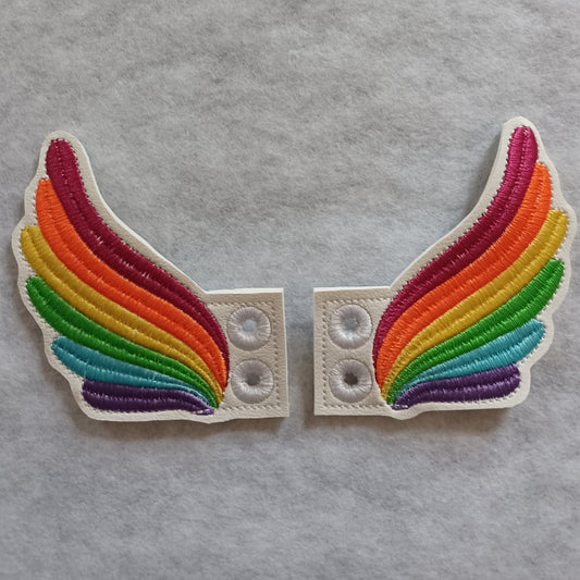 Rainbow Wings Shoe / Boot Wings