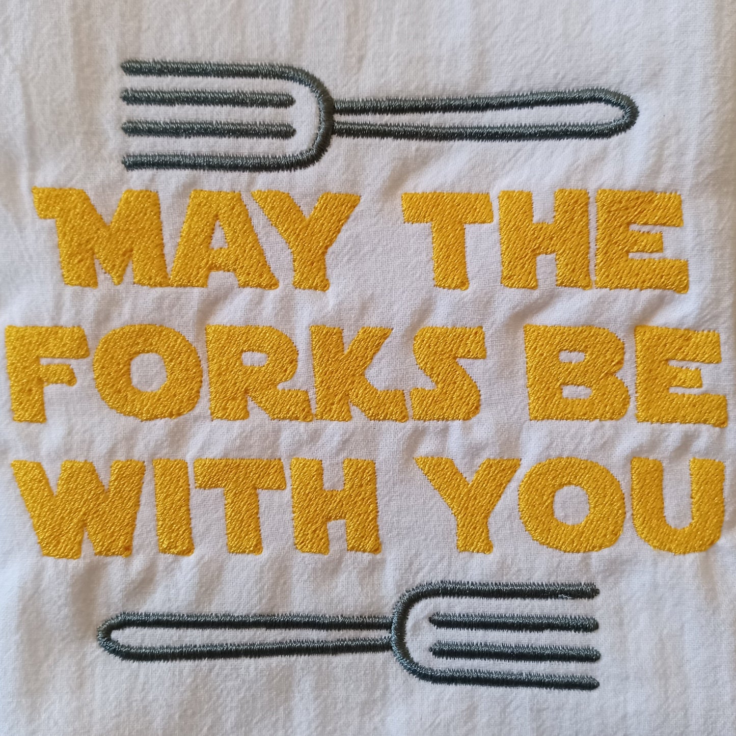 Space Pirates "May the Forks Be With You" (Embroidered CYO)
