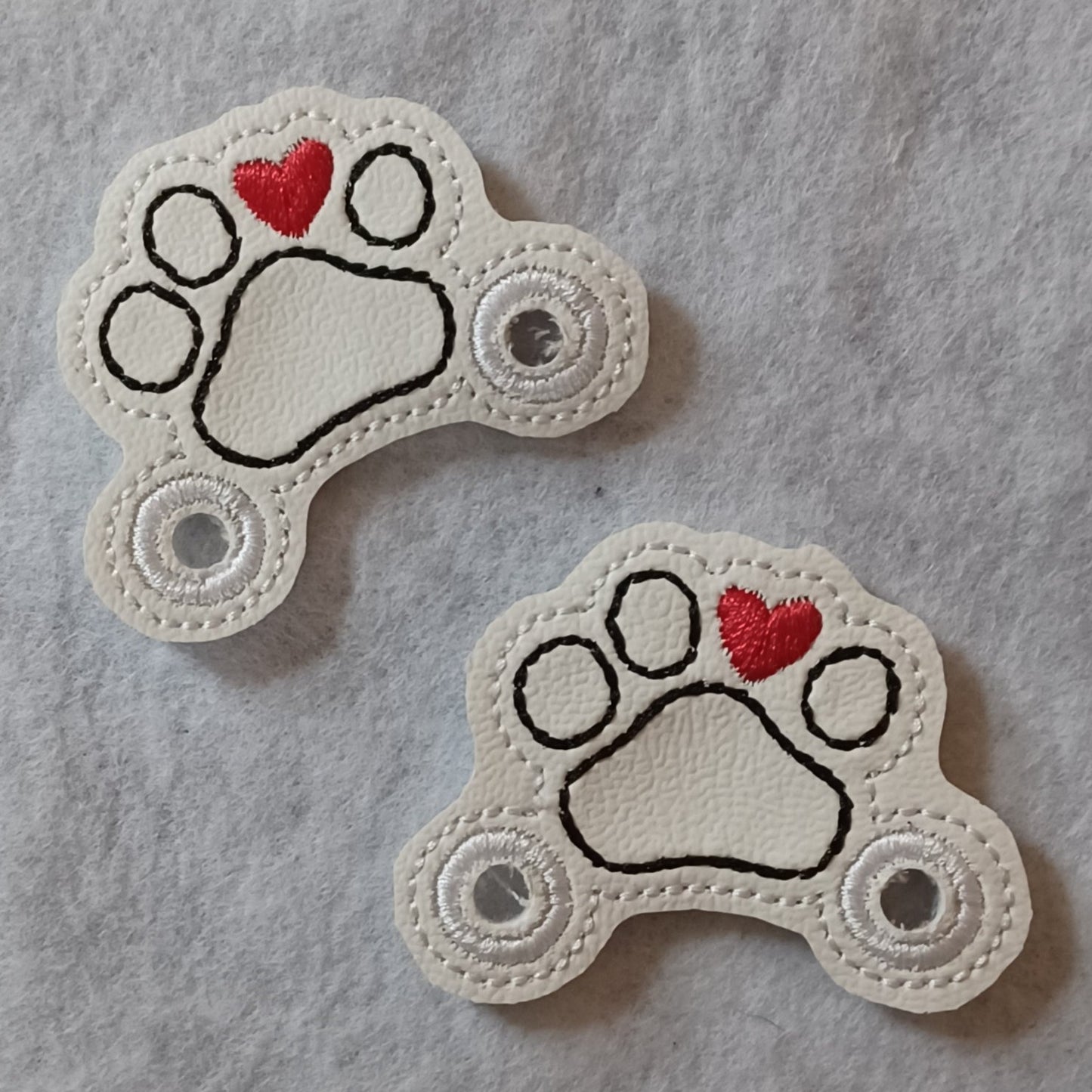 Paw Heart Shoe / Boot Charms