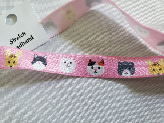 Elastic Headbands - Cats