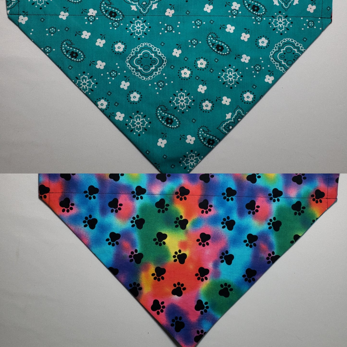 Teal Bandana Over-the-Collar Pet Bandana